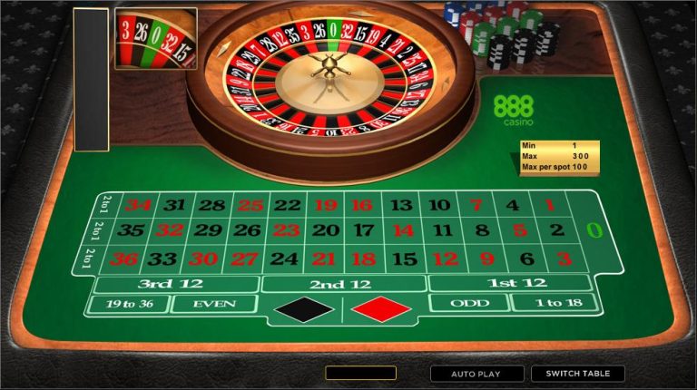 A strategy for playing roulette online at a casino