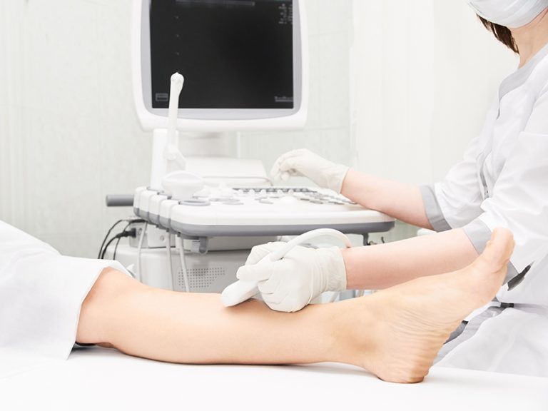 Doppler Ultrasound is a non-invasive medical imaging procedure that determines blood flow with the help of ultrasonic waves