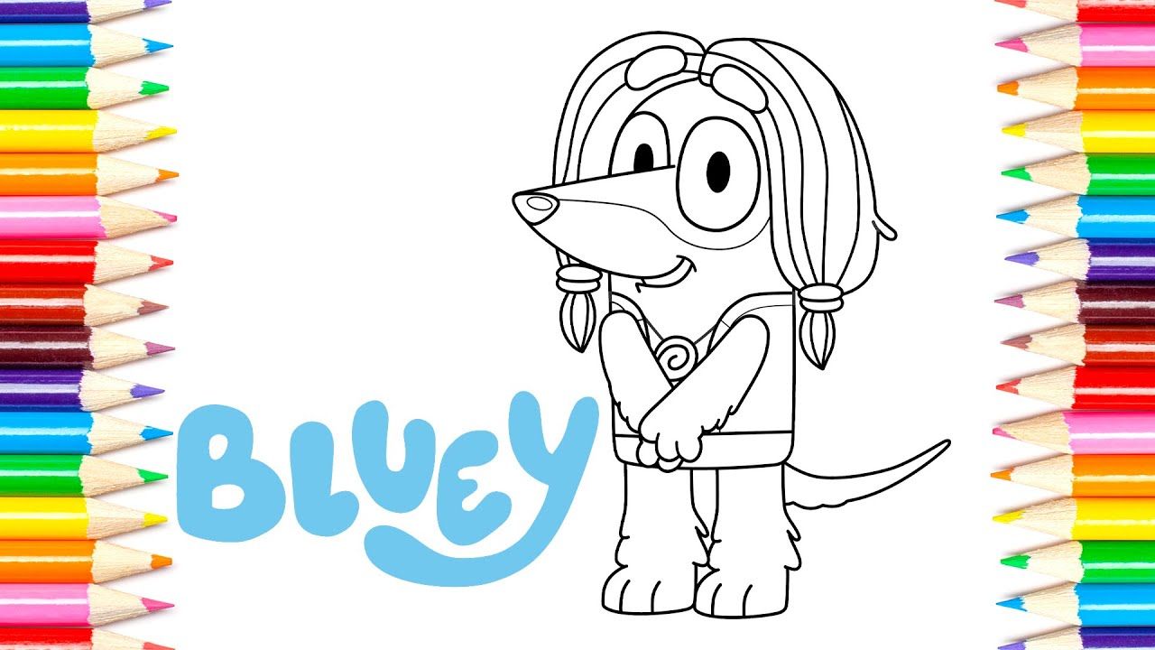 Cute Muppet Babies & Bluey Coloring Pages for Your Kids Tamildada