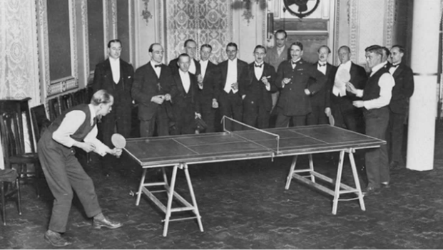 The history of table tennis